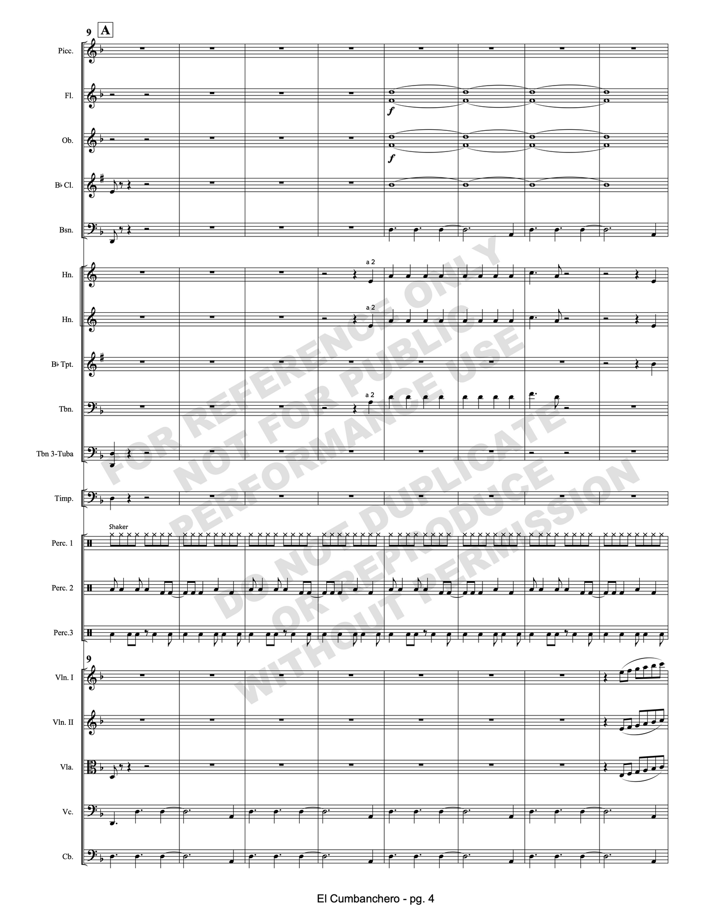 El cumbanchero (arr. Gonzales)