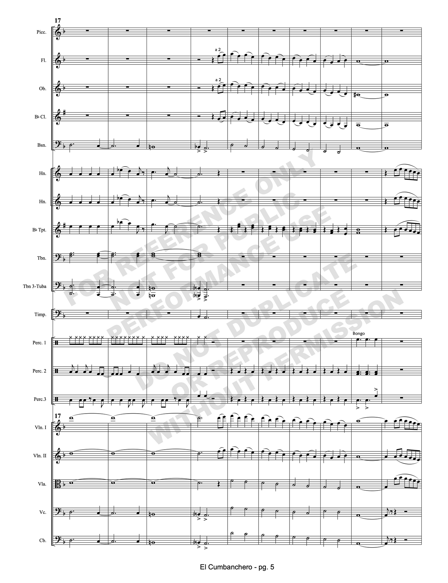 El cumbanchero (arr. Gonzales)