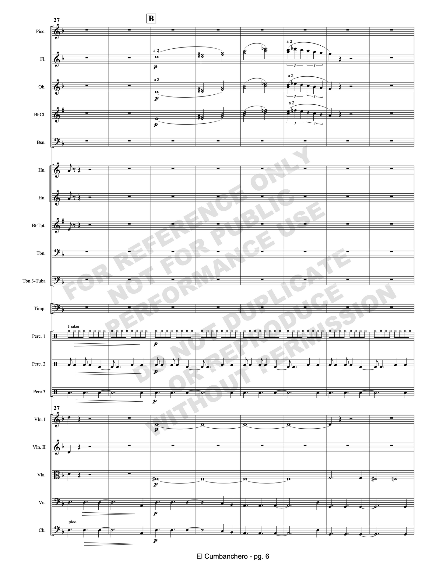 El cumbanchero (arr. Gonzales)