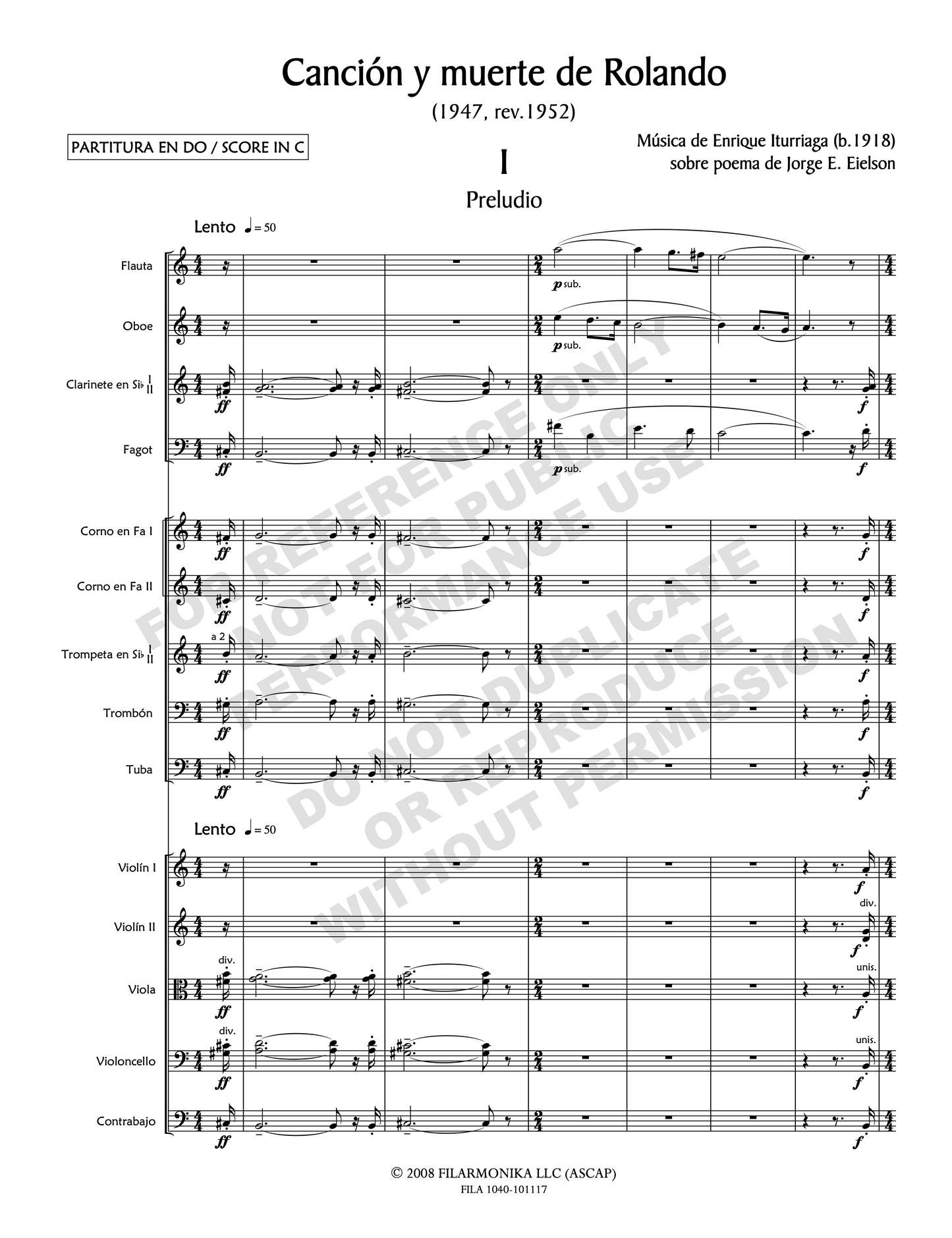 Canción y muerte de Rolando, for soprano and orchestra