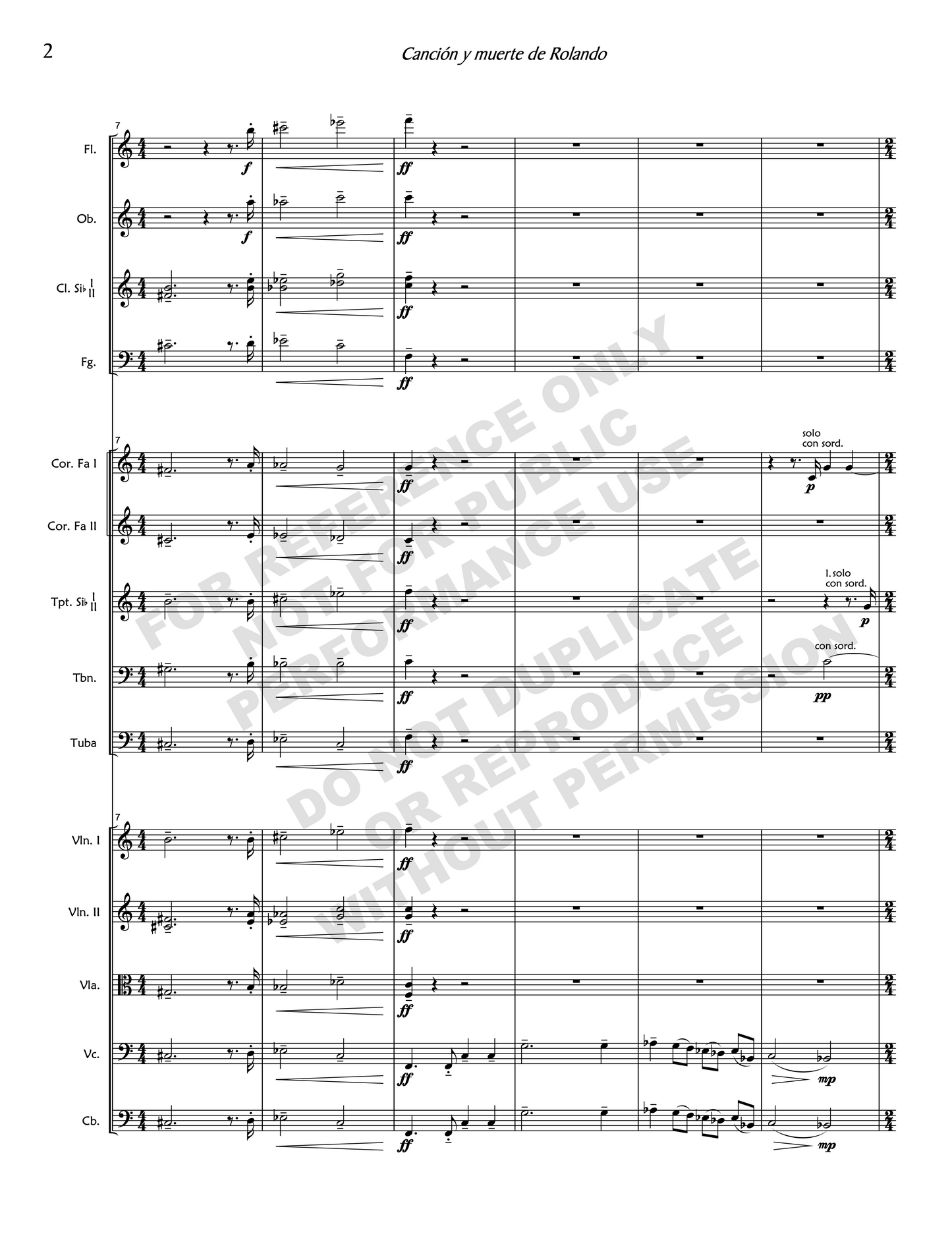 Canción y muerte de Rolando, for soprano and orchestra