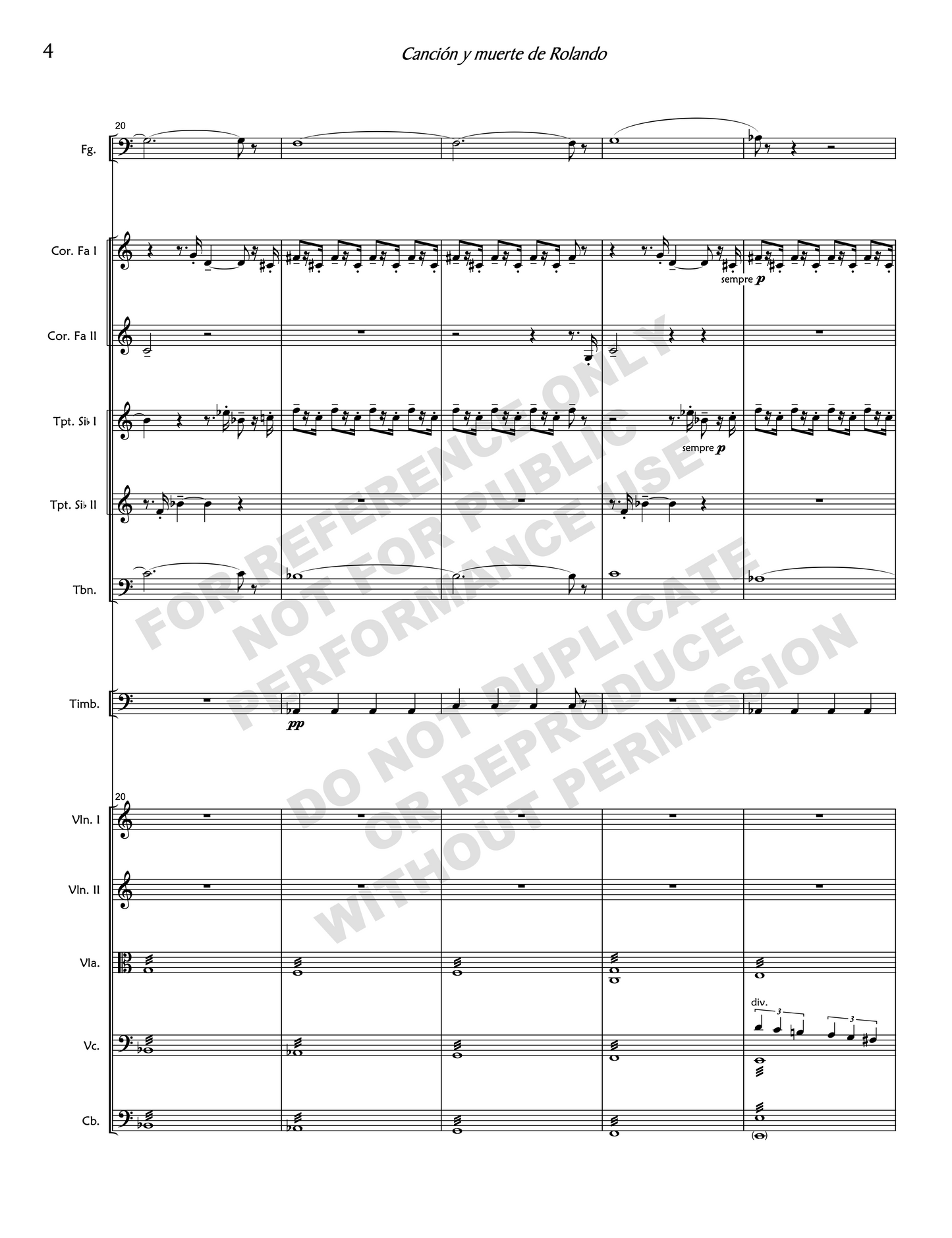 Canción y muerte de Rolando, for soprano and orchestra