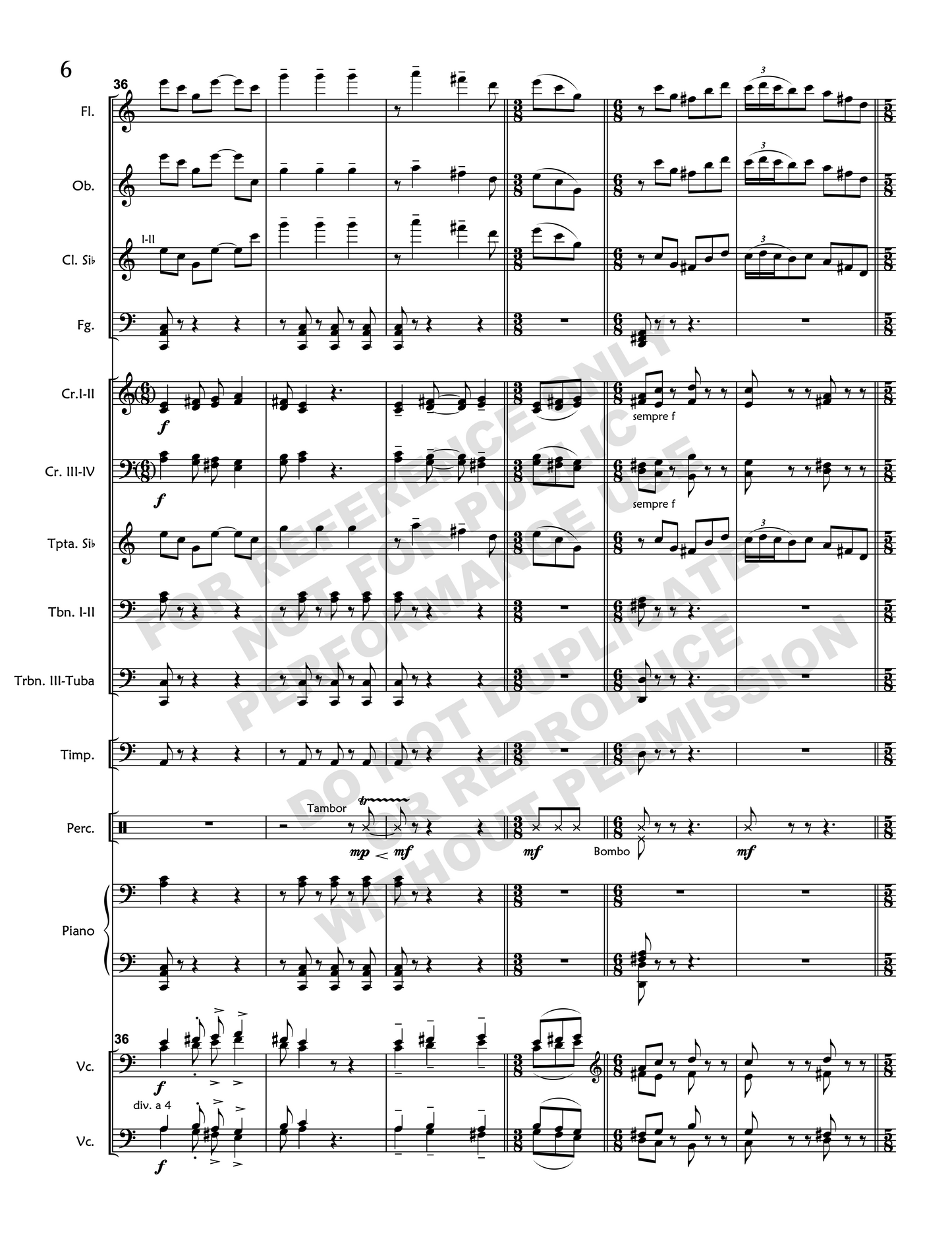 Homenaje a Stravinsky, for orchestra