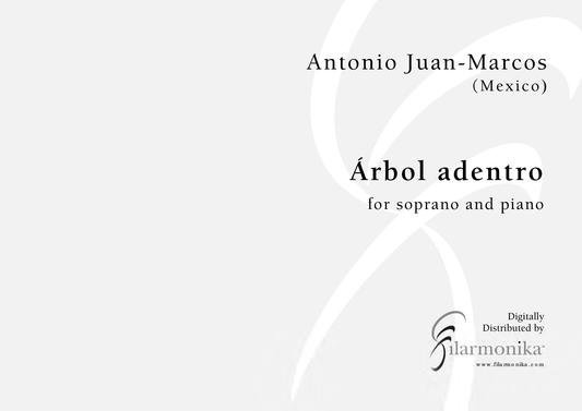 Árbol adentro, for soprano and piano