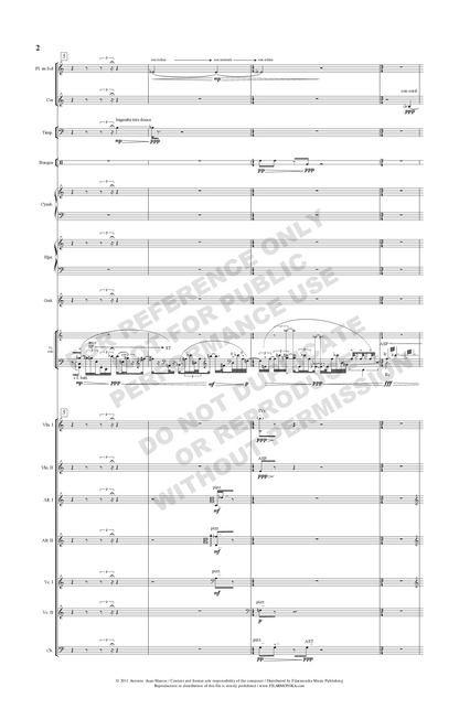 Árbol de abril, for cello and 13-instrument ensemble