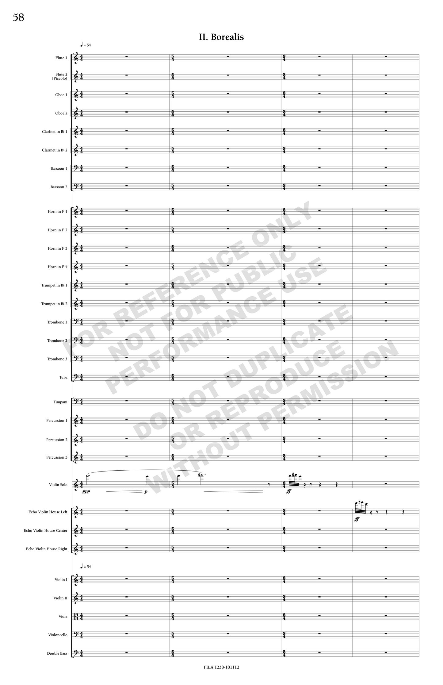 Aurora, concerto for violin and orchestra