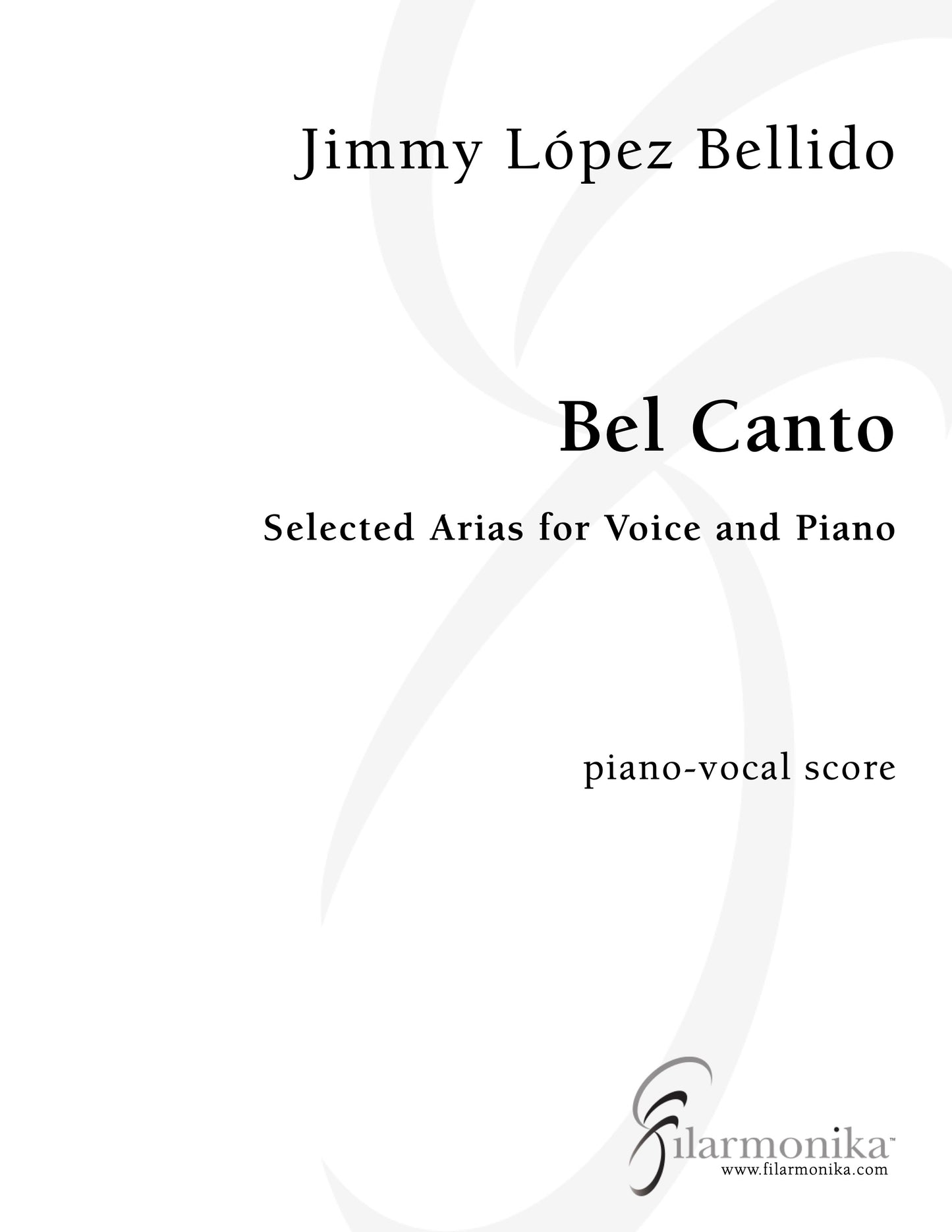 Bel Canto: Selected Arias for Voice and Piano