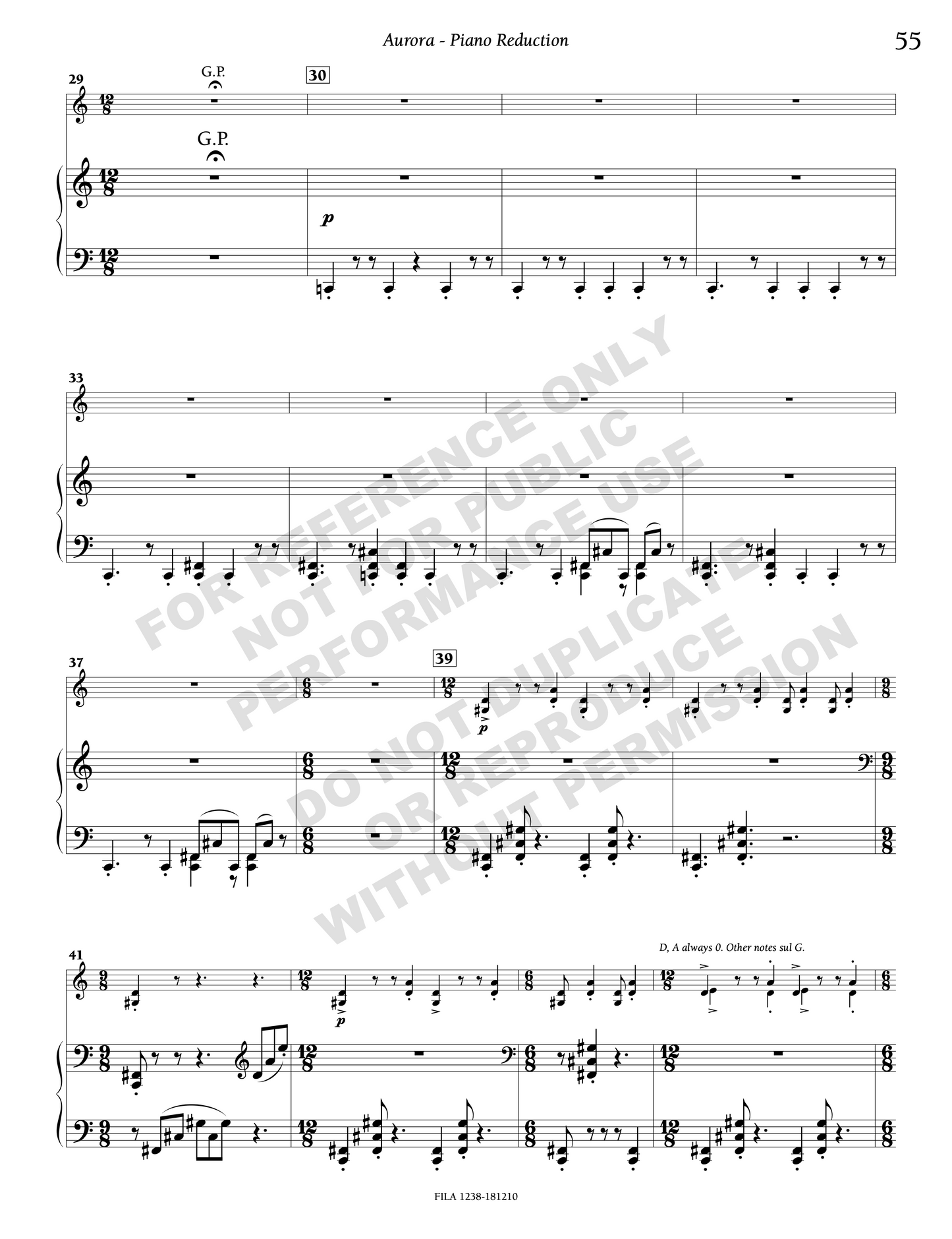 Aurora, concerto for violin and orchestra