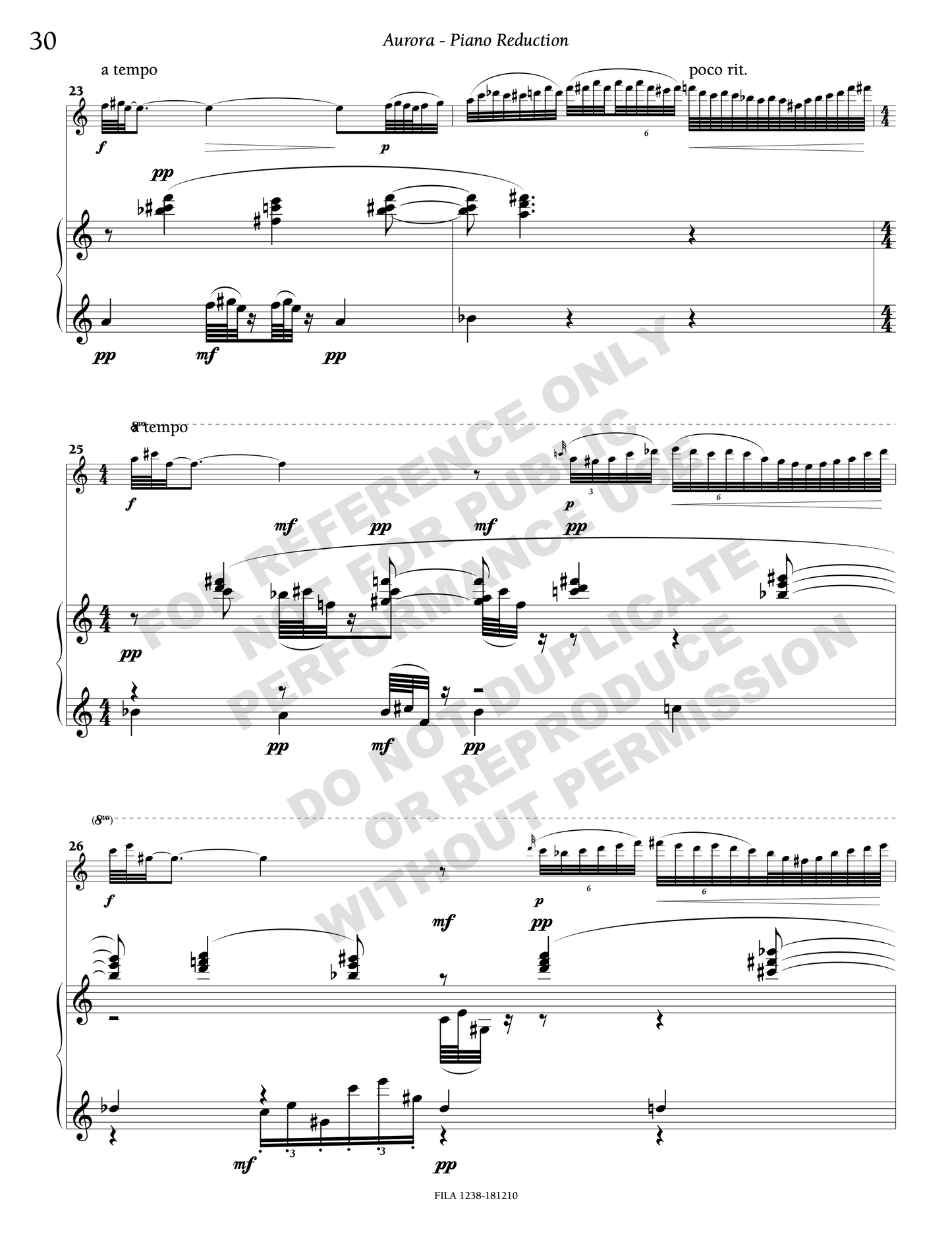 Aurora, concerto for violin and orchestra