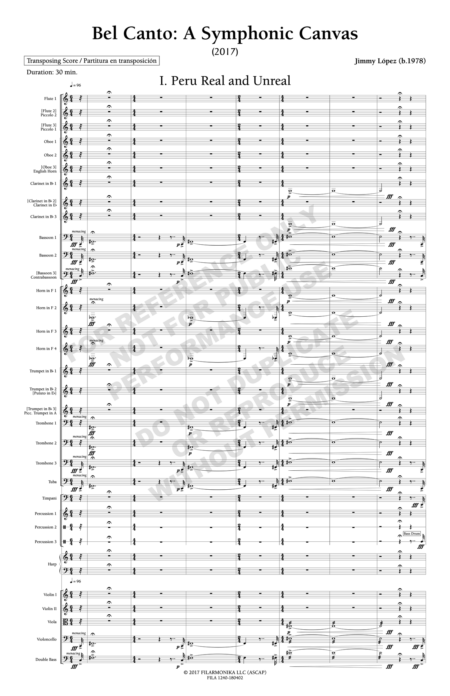 Bel Canto: A Symphonic Canvas, for orchestra