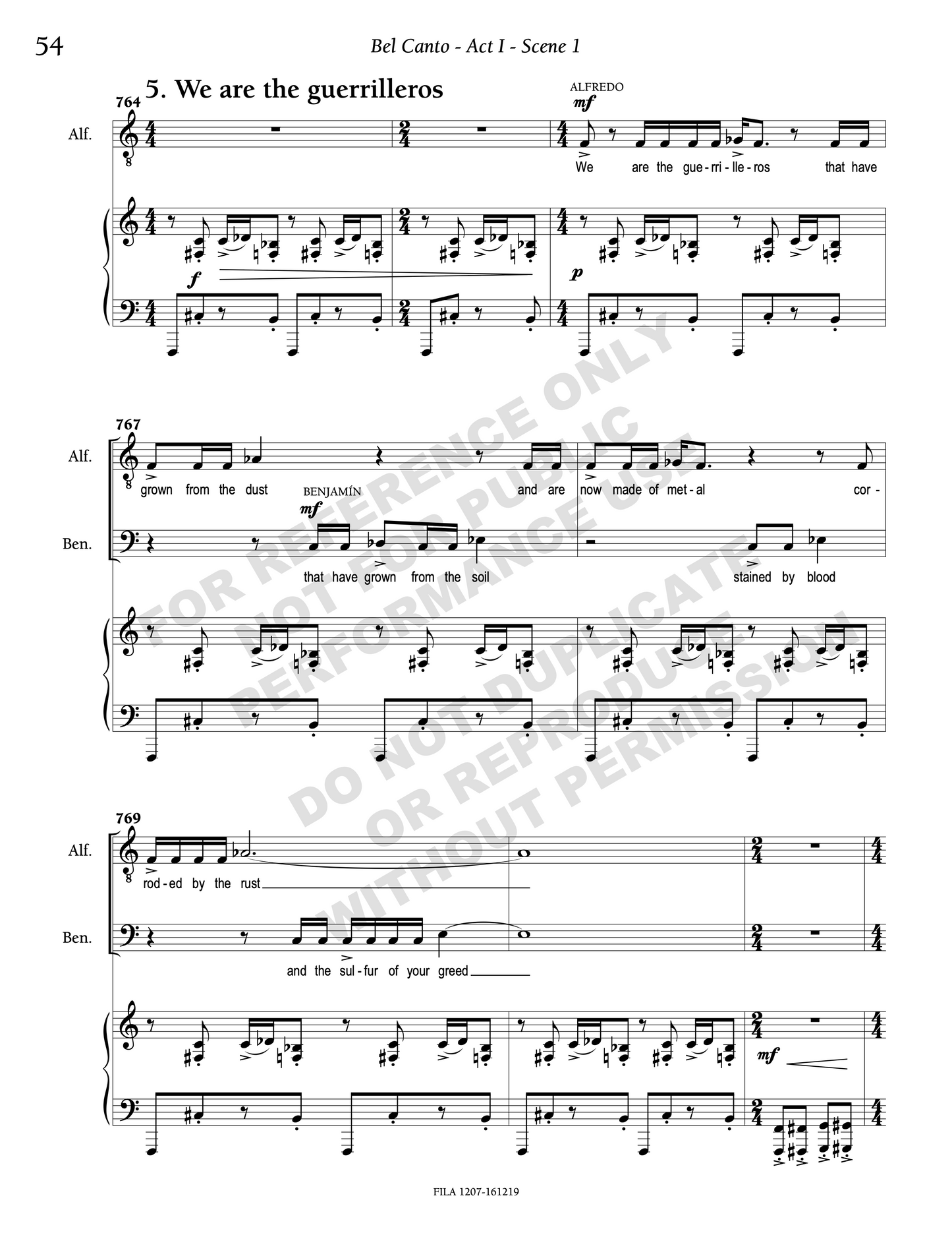Bel Canto: An Opera in Two Acts