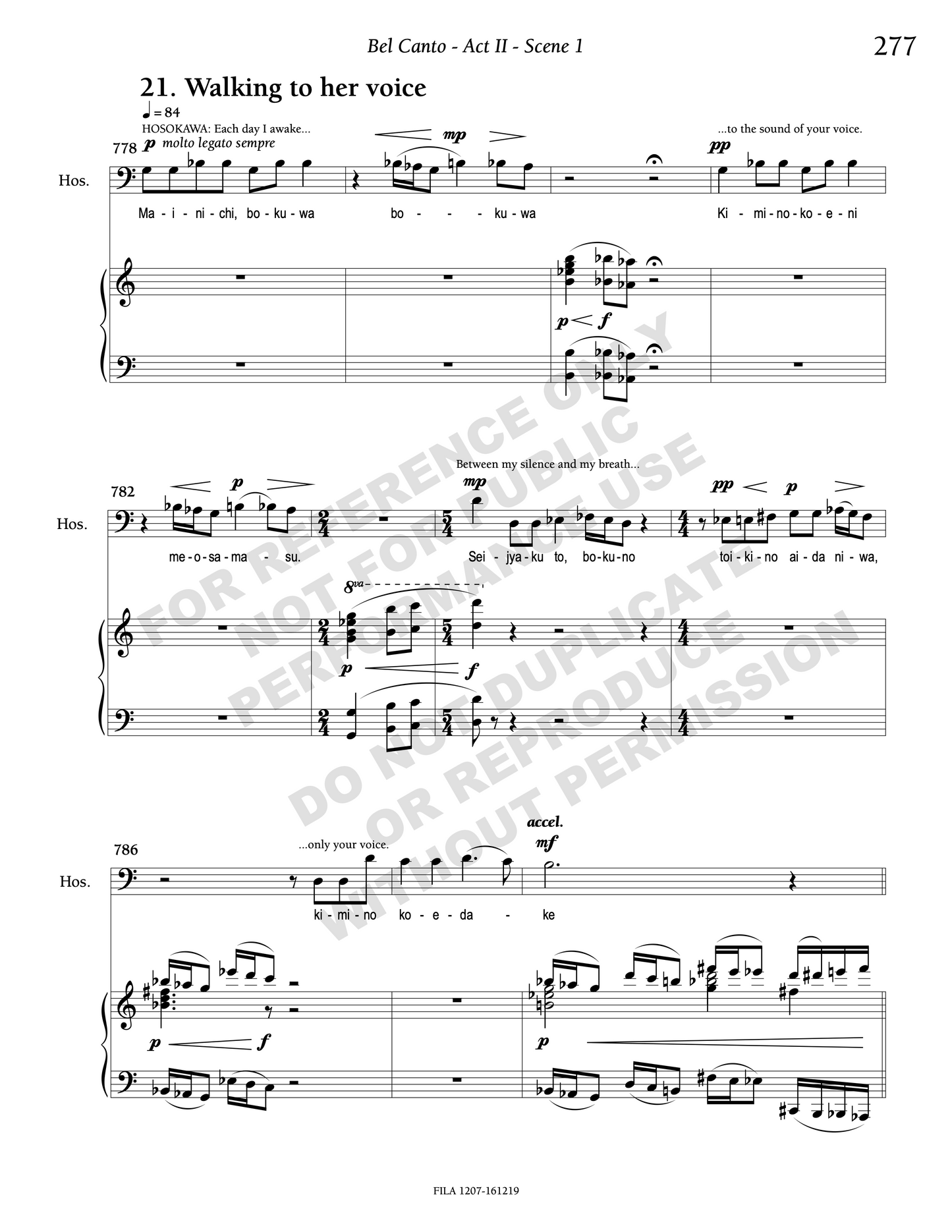 Bel Canto: An Opera in Two Acts