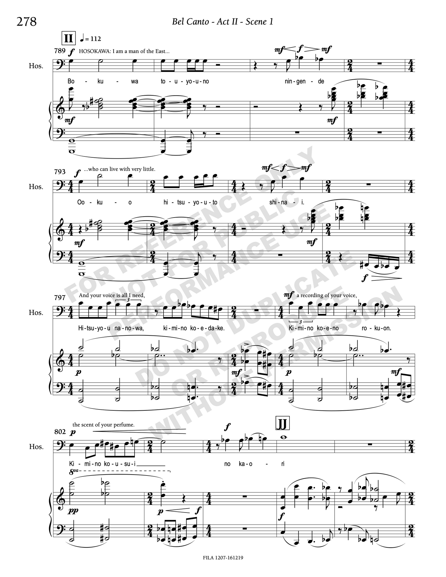 Bel Canto: An Opera in Two Acts
