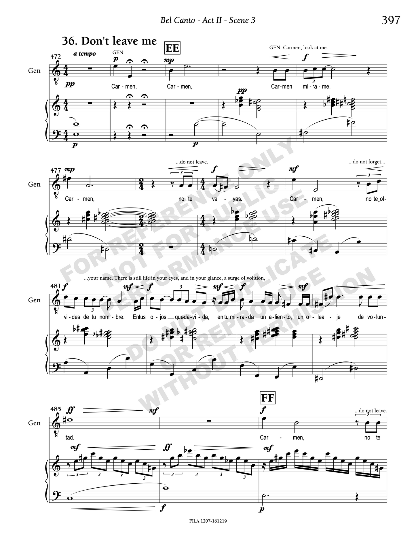Bel Canto: An Opera in Two Acts