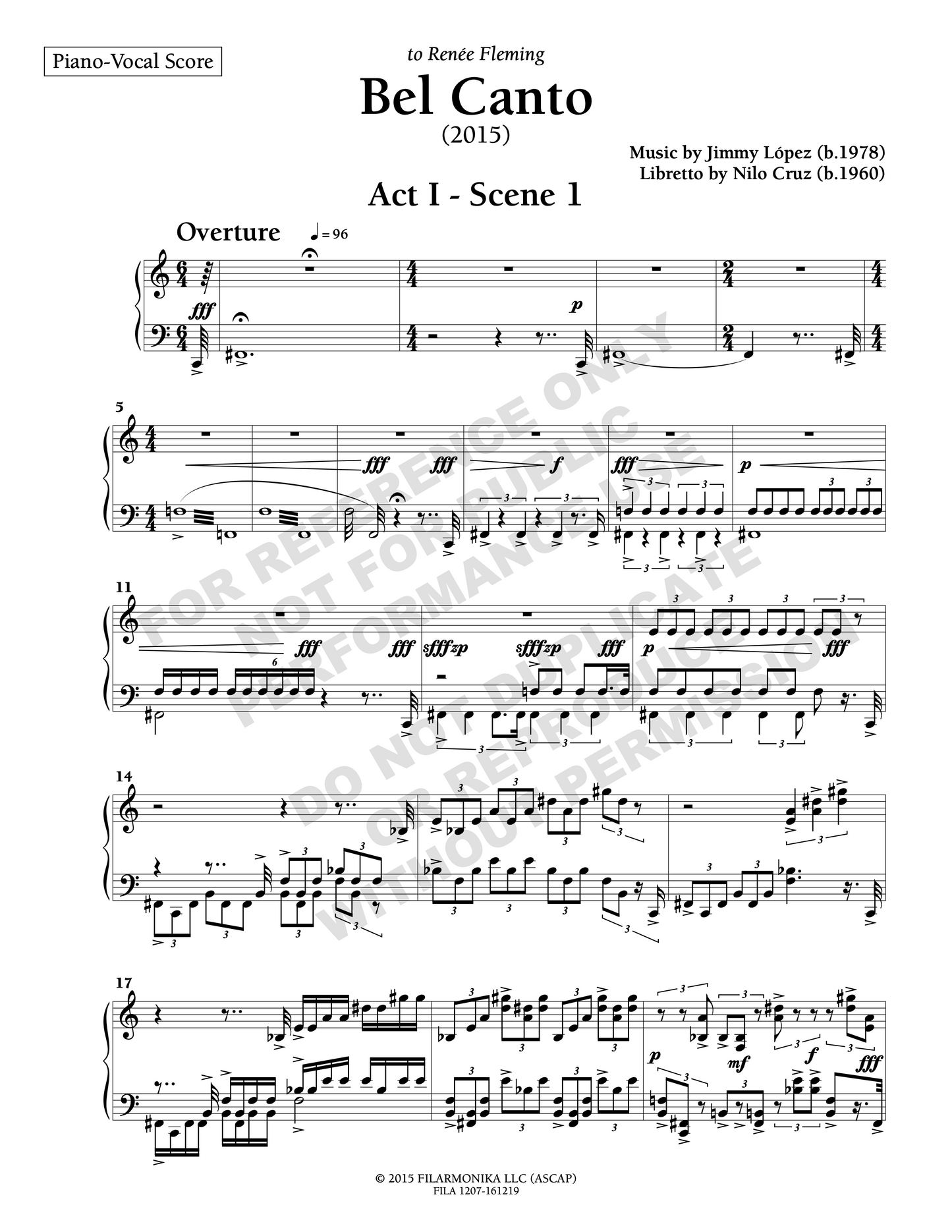 Bel Canto: An Opera in Two Acts