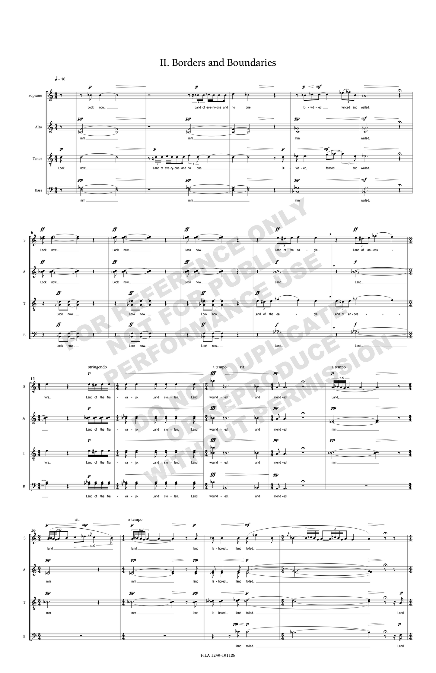 Dreamers, an oratorio for soprano, mixed chorus and orchestra