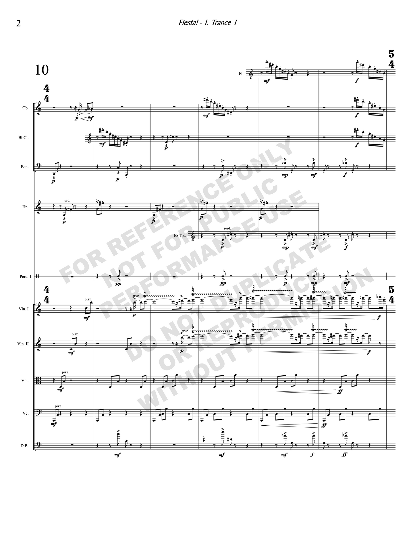 Fiesta! for chamber orchestra or ensemble