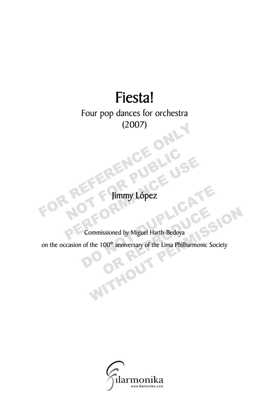 Fiesta! for symphony orchestra