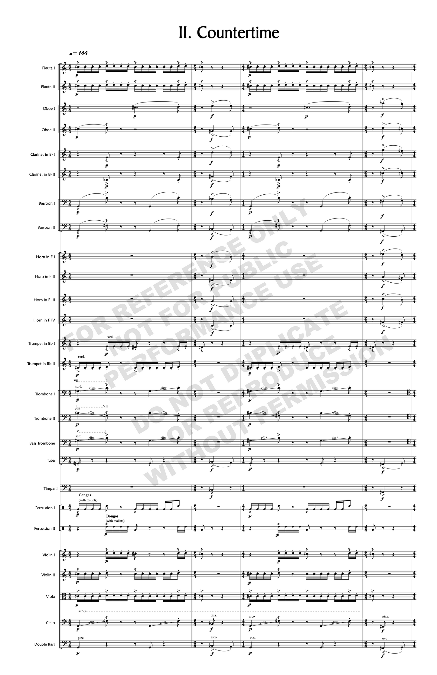 Fiesta! for symphony orchestra