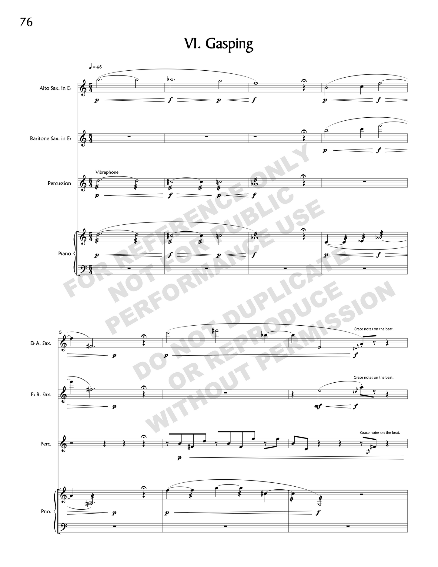 Incubus II, for chamber ensemble