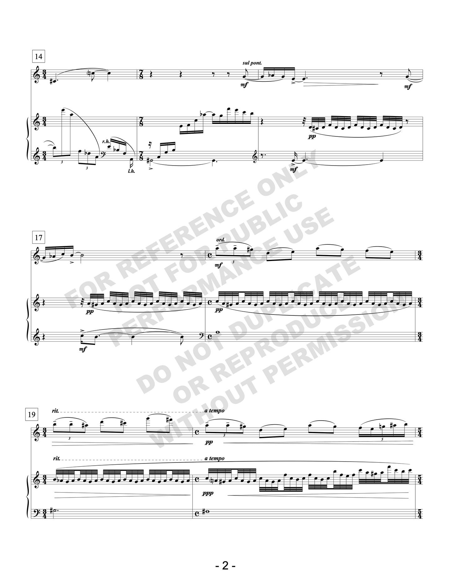 K'asa, for violin and piano