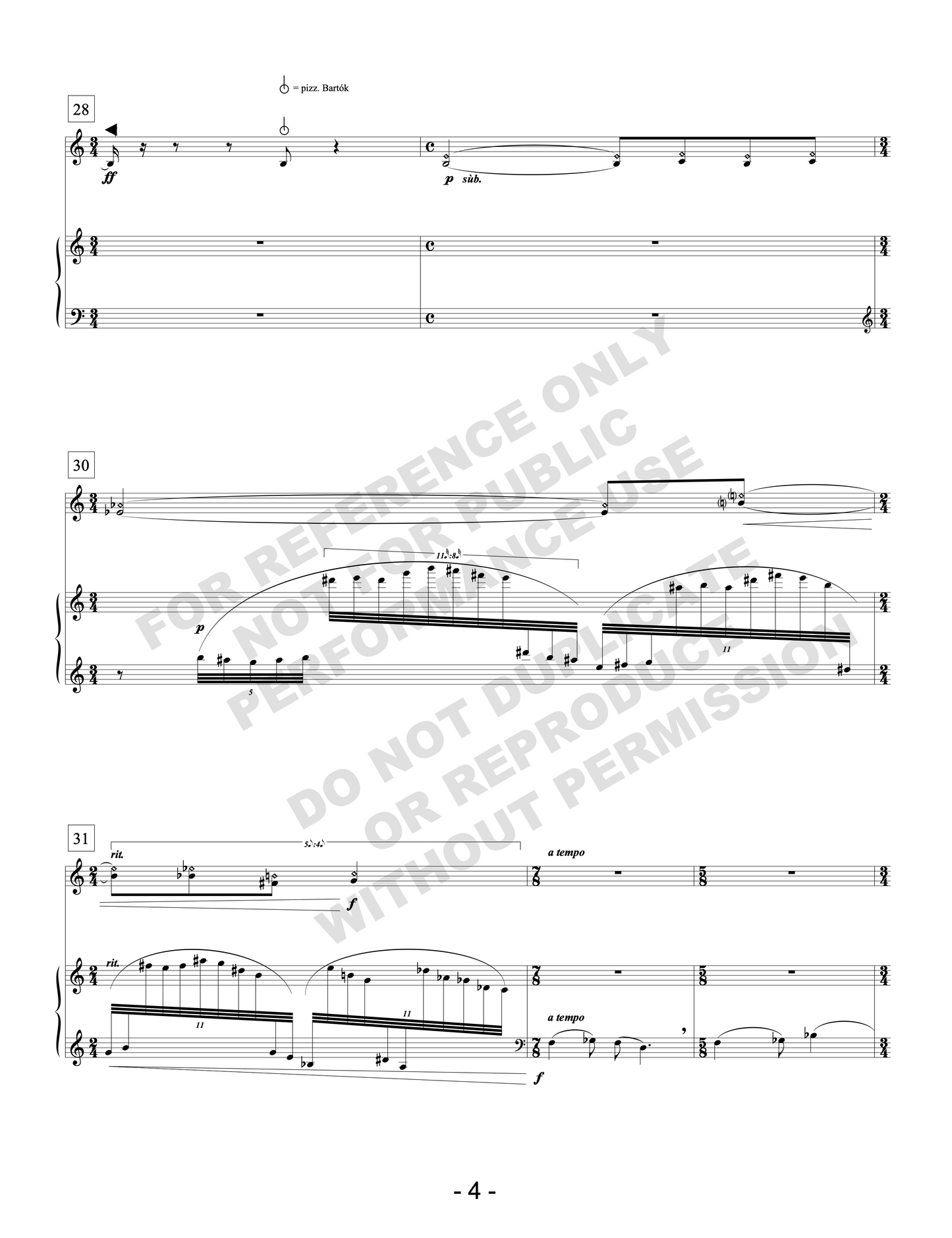 K'asa, for violin and piano