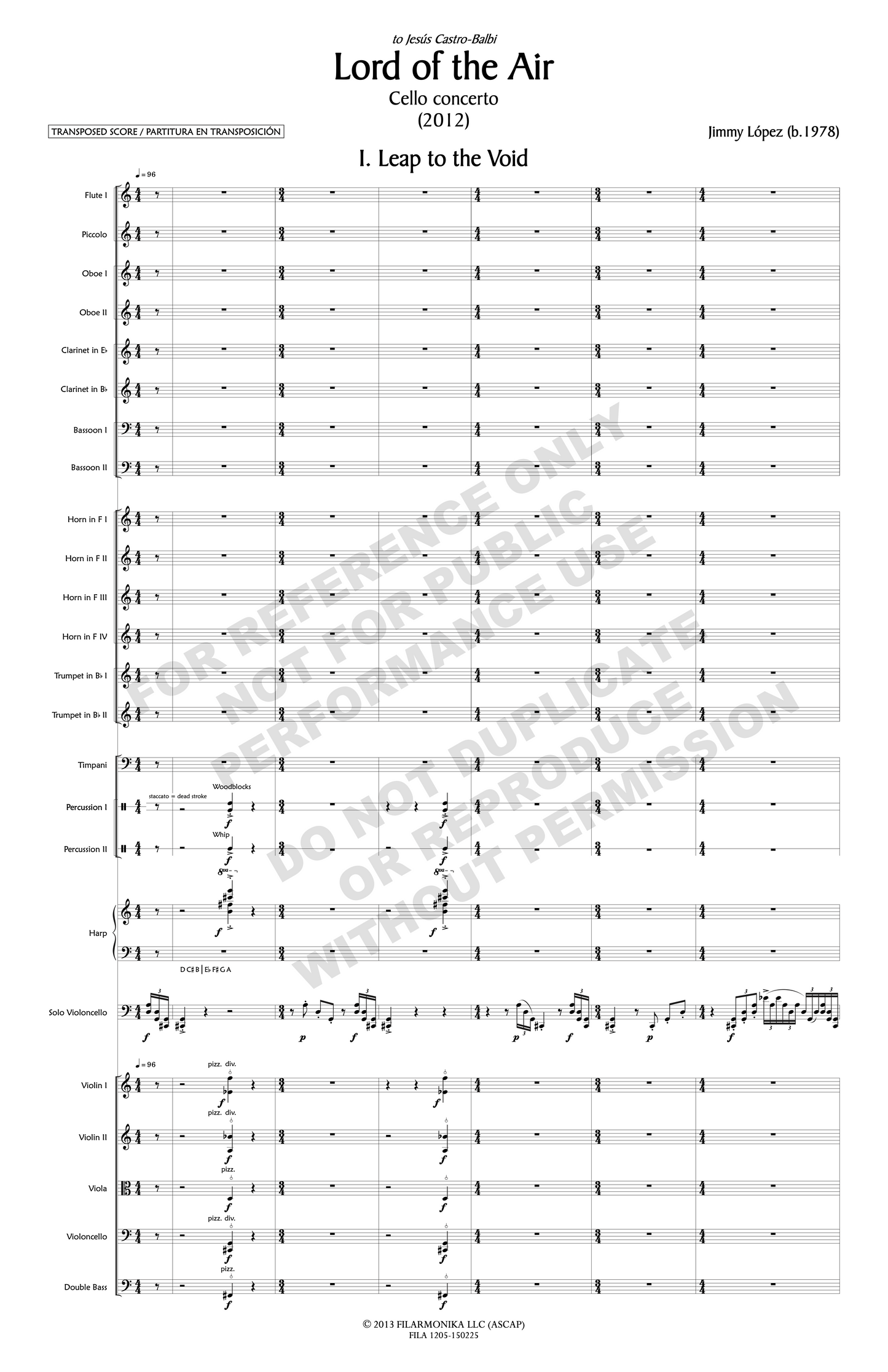 Lord of the Air, concerto for cello and orchestra