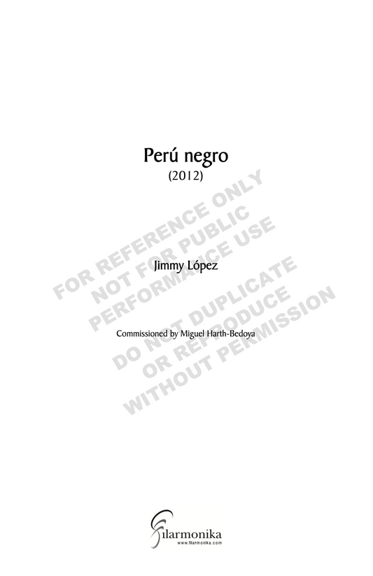 Perú Negro, for orchestra