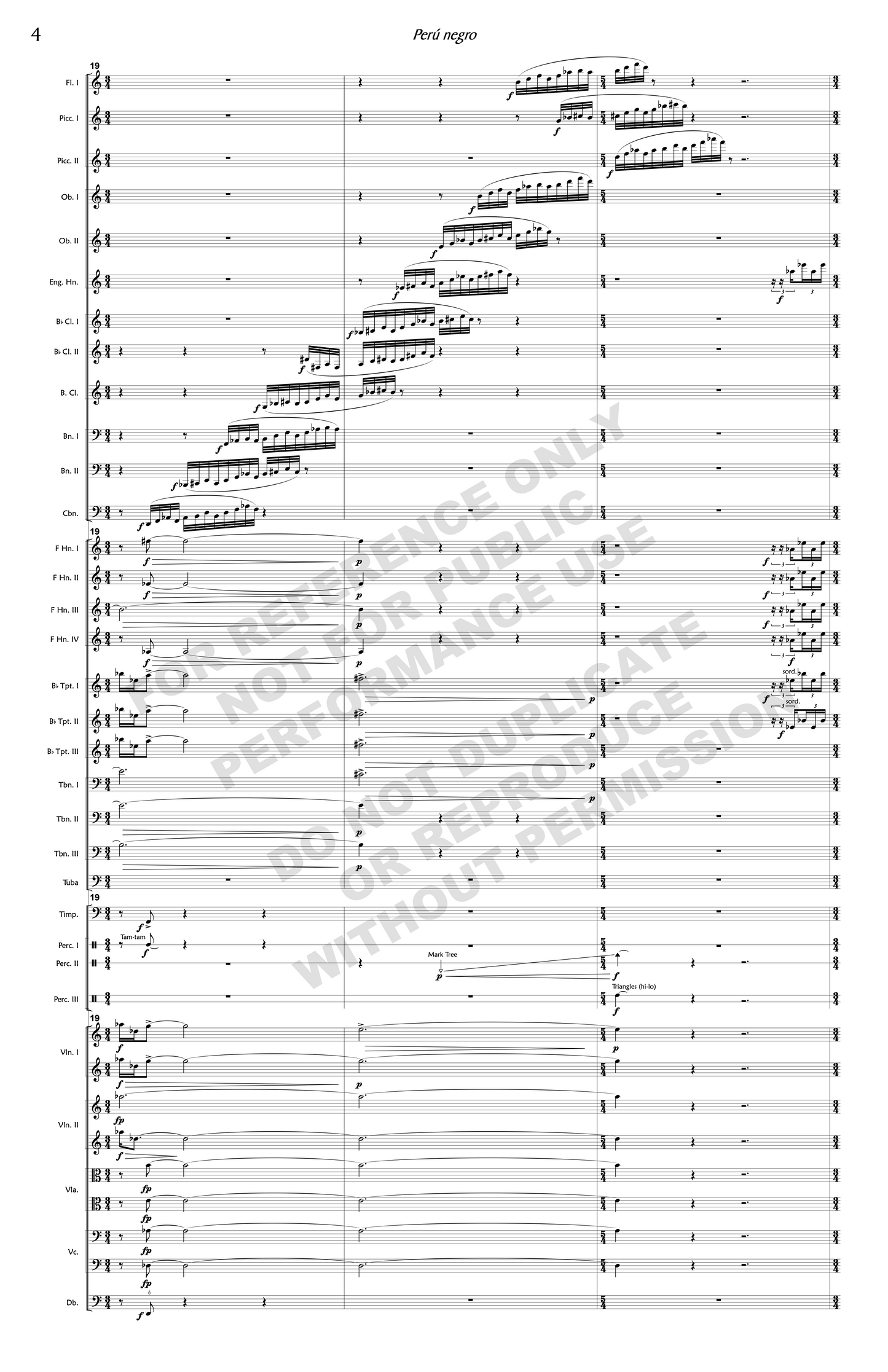 Perú Negro, for orchestra