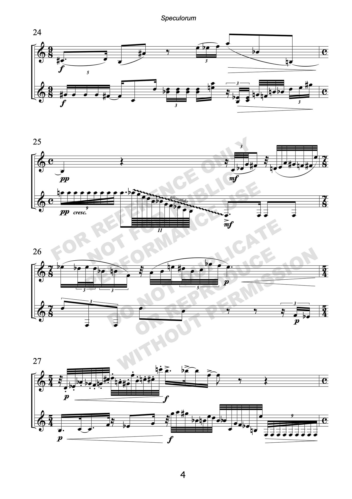 Speculorum, for oboe and koto