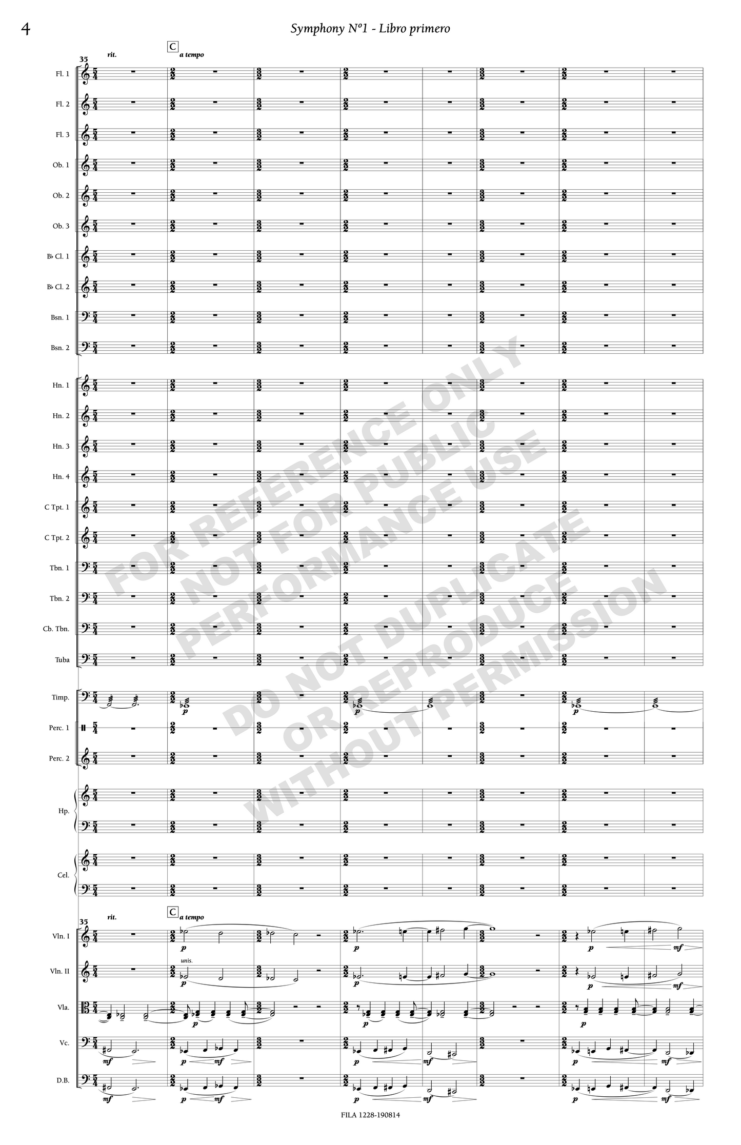 Symphony Nº 1: The Travails of Persiles and Sigismunda, for orchestra