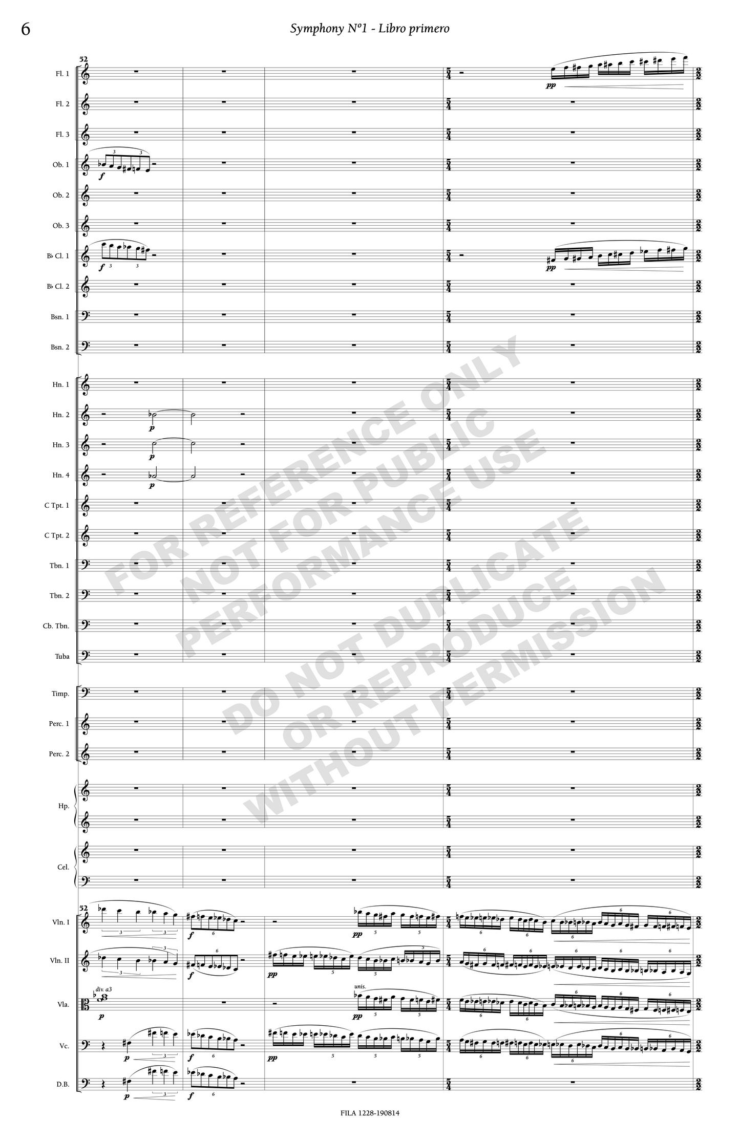 Symphony Nº 1: The Travails of Persiles and Sigismunda, for orchestra