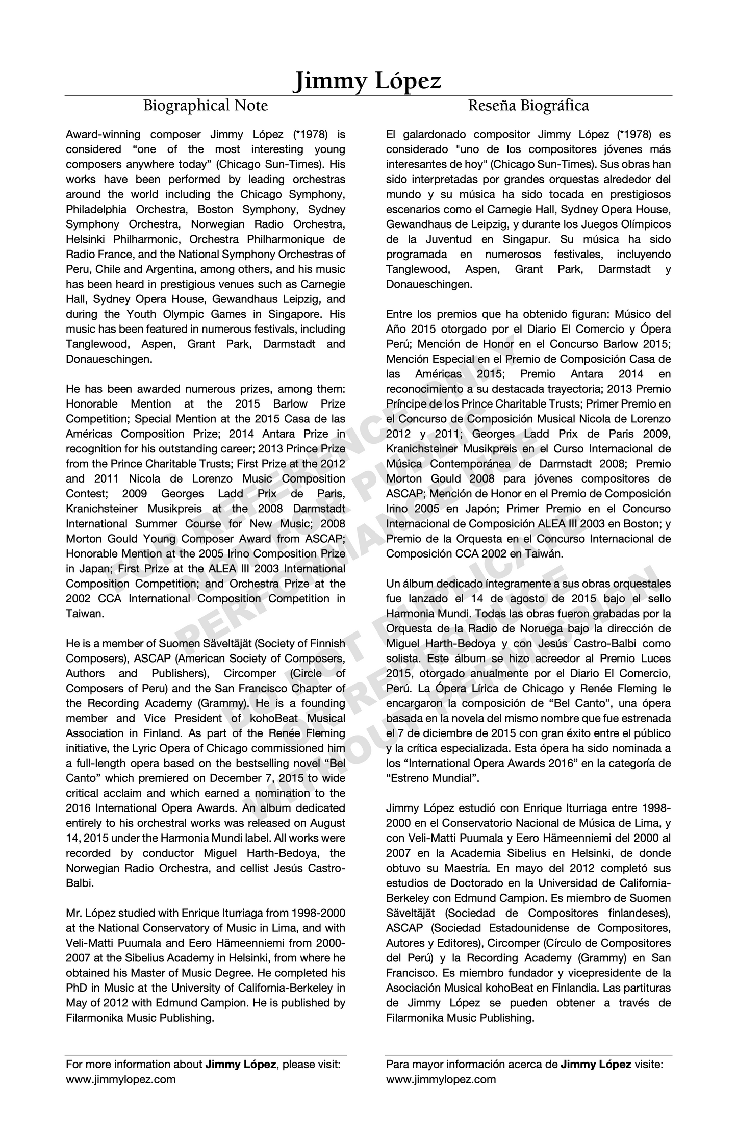 Symphony Nº 1: The Travails of Persiles and Sigismunda, for orchestra