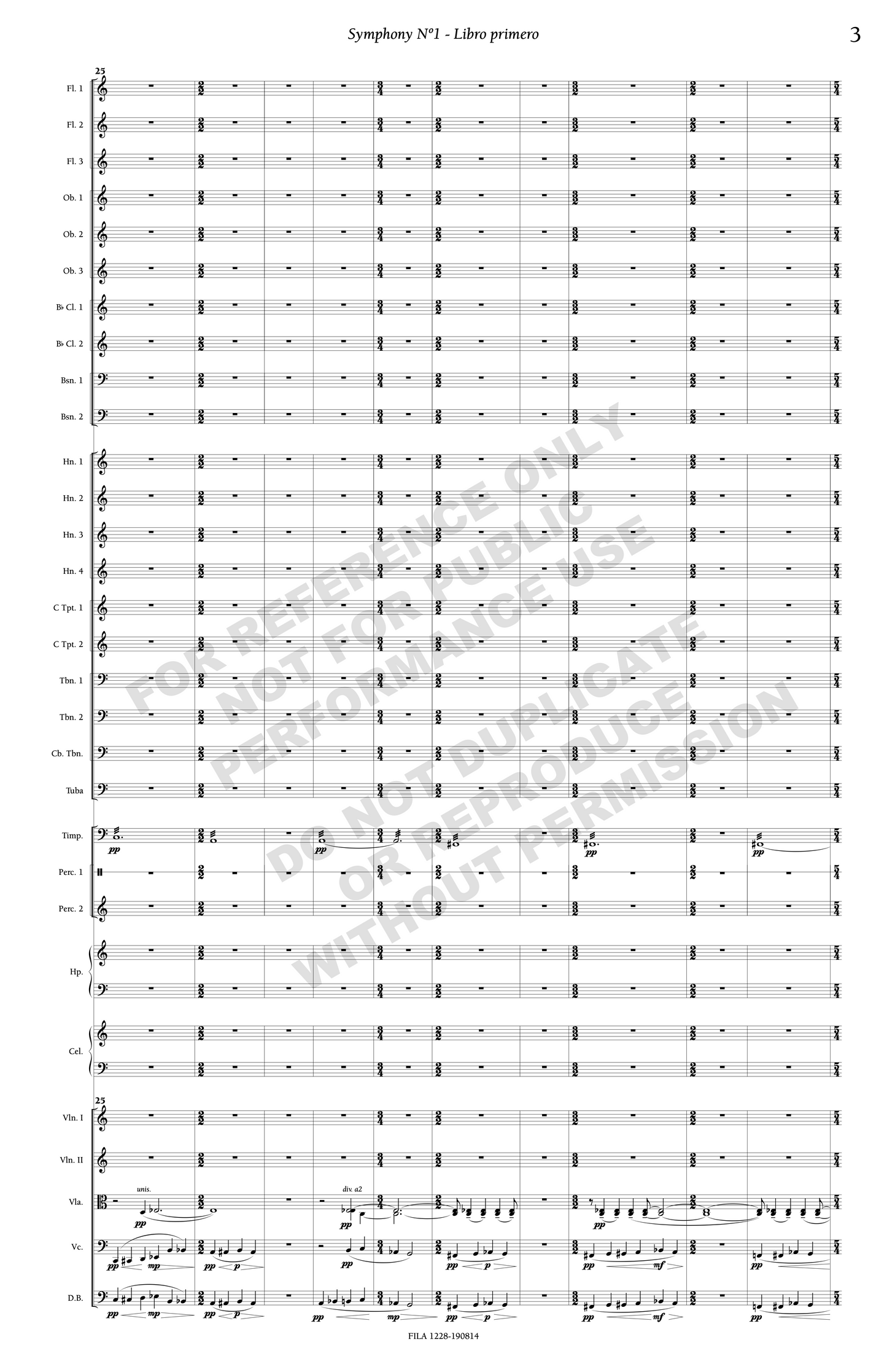 Symphony Nº 1: The Travails of Persiles and Sigismunda, for orchestra
