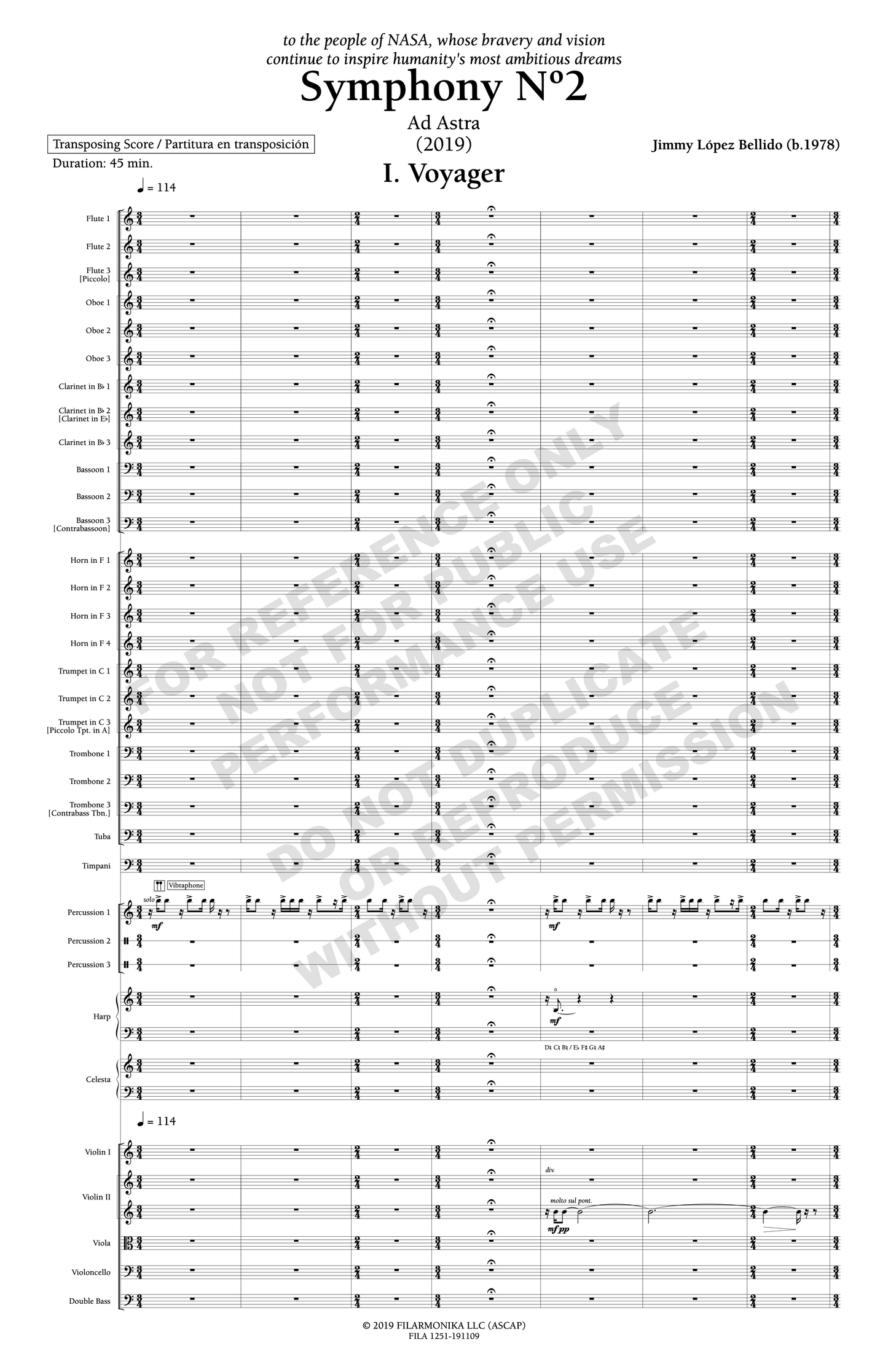 Symphony Nº 2: Ad Astra, for orchestra