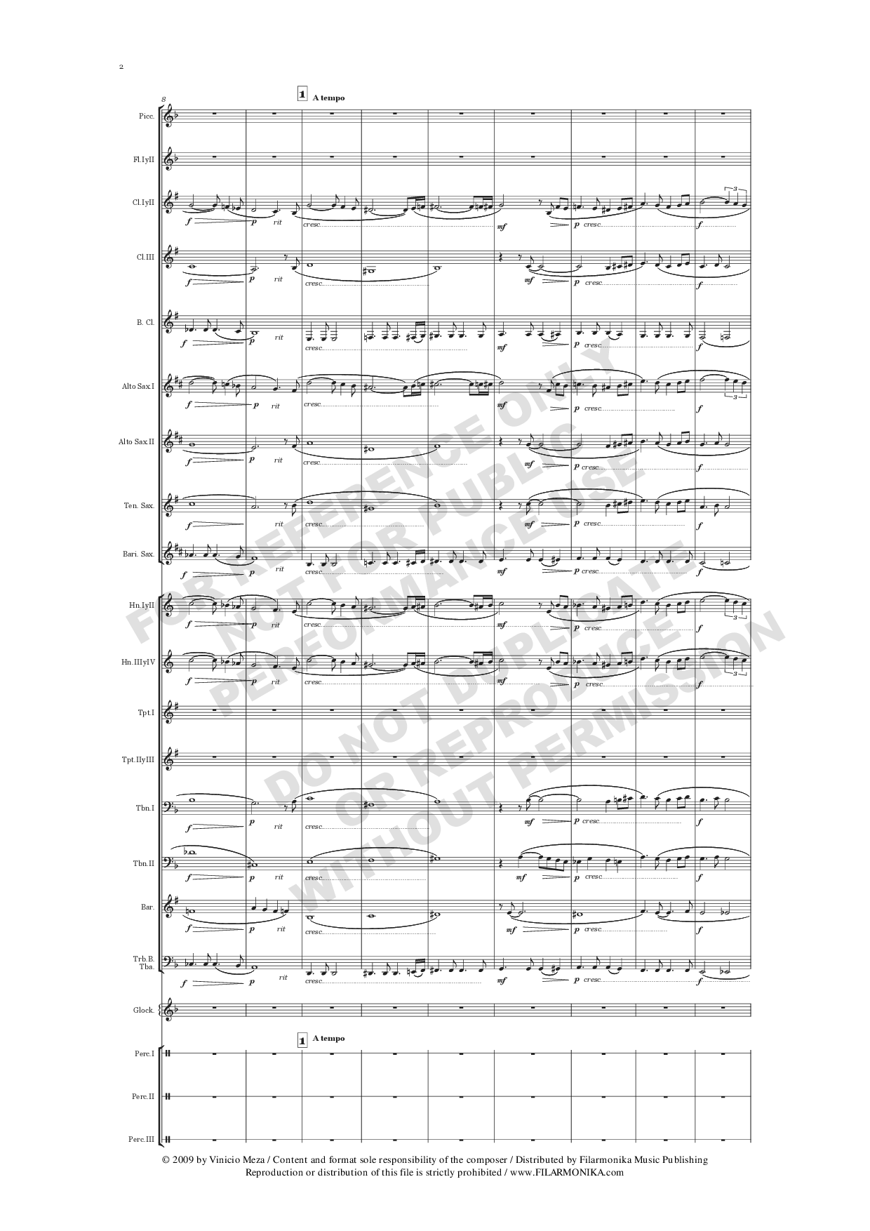 Preludio y Scherzo, for concert band