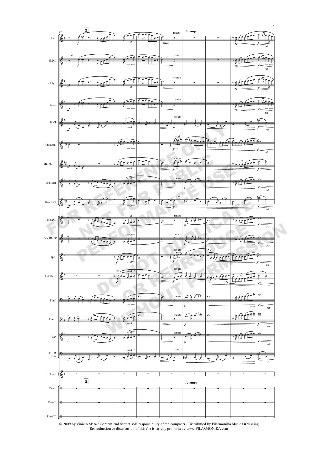 Preludio y Scherzo, for concert band