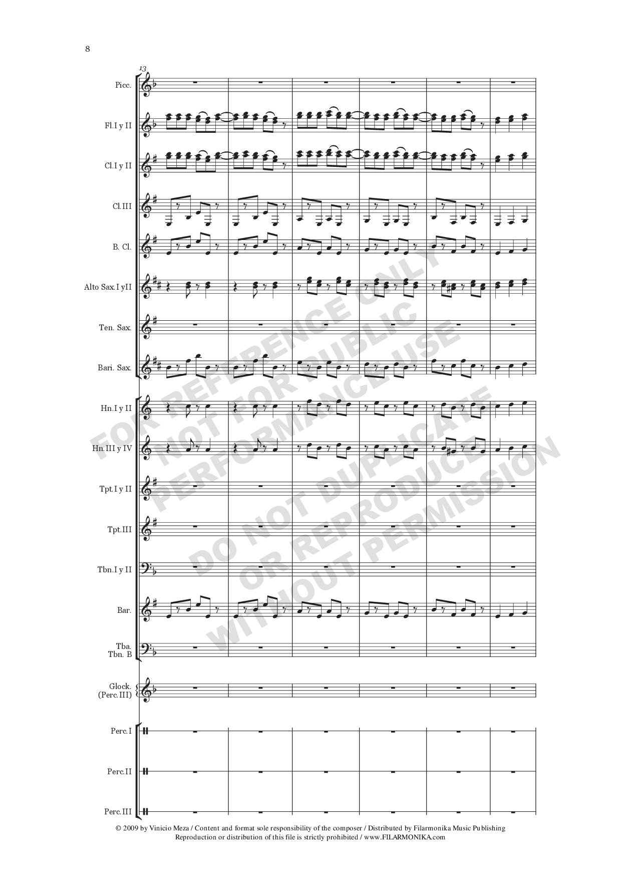 Preludio y Scherzo, for concert band