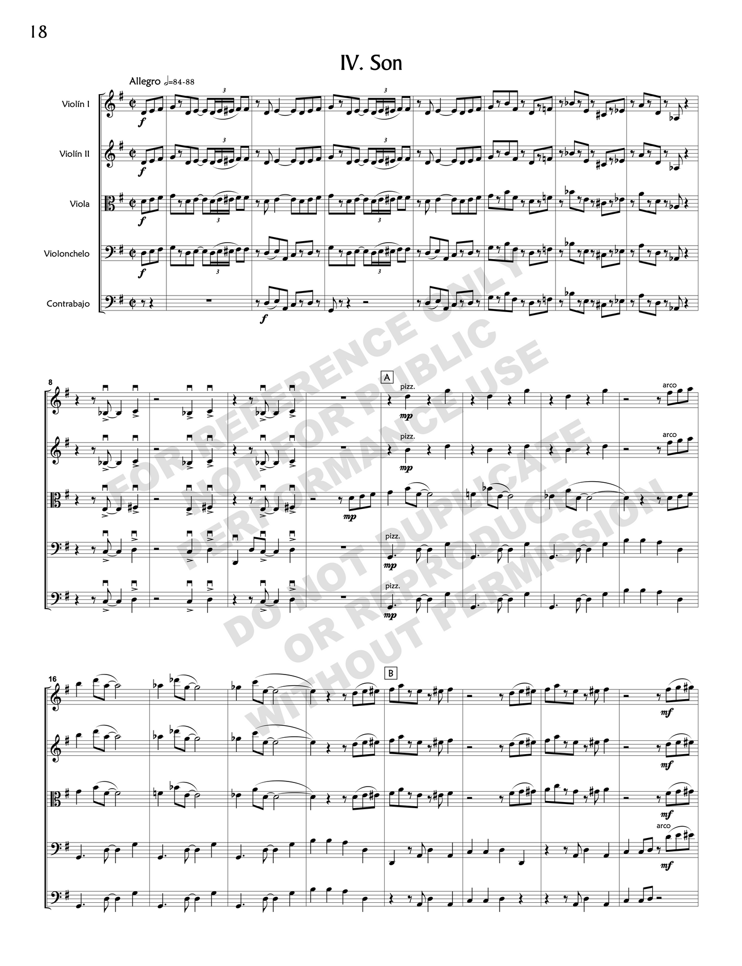 Suite latinoamericana, for string orchestra