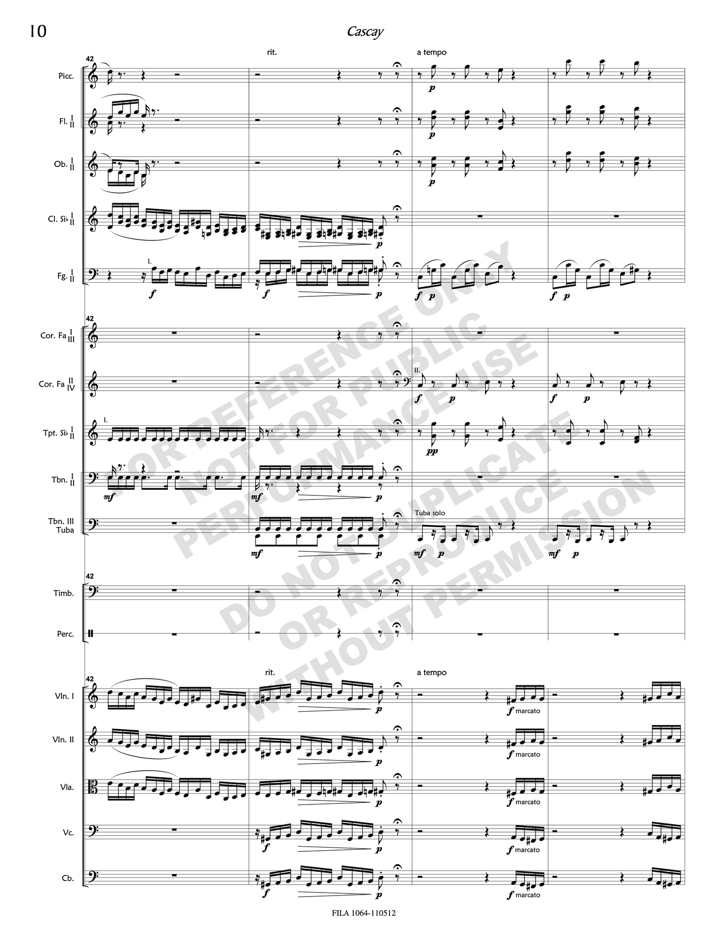 Cascay, Huayno sinfónico