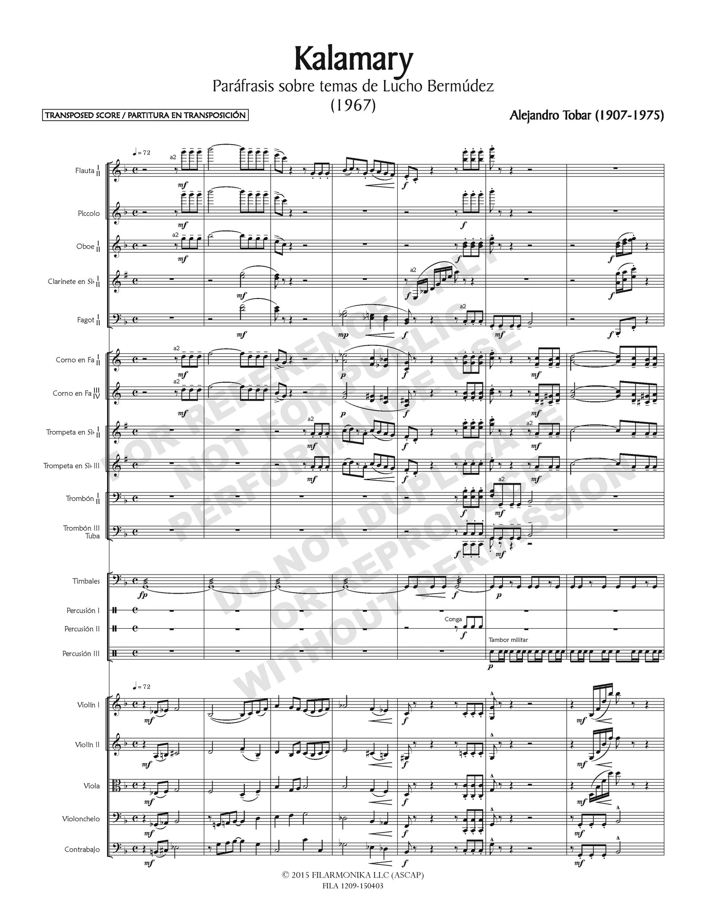 Kalamary, for orchestra
