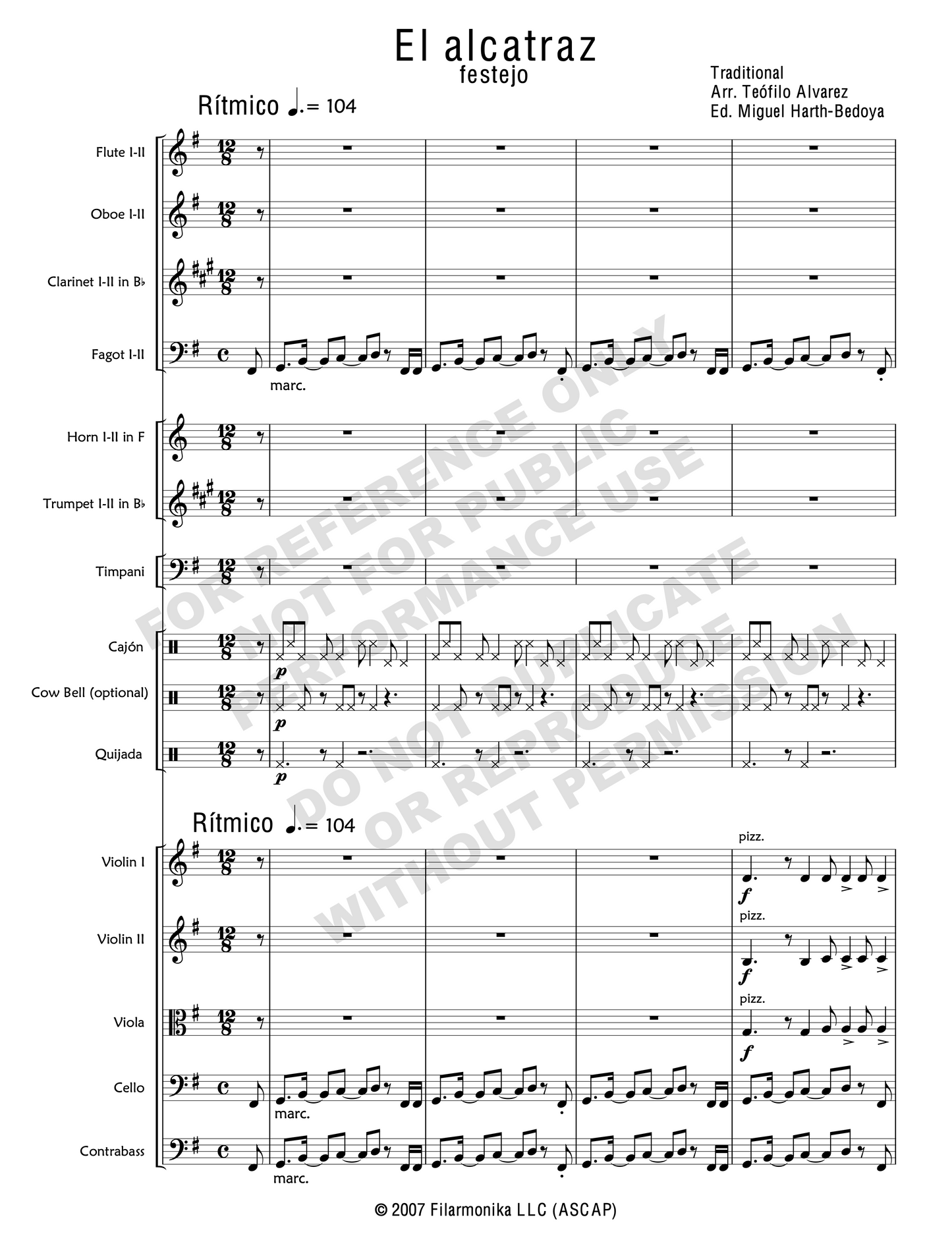 El alcatraz (arr. Álvarez)