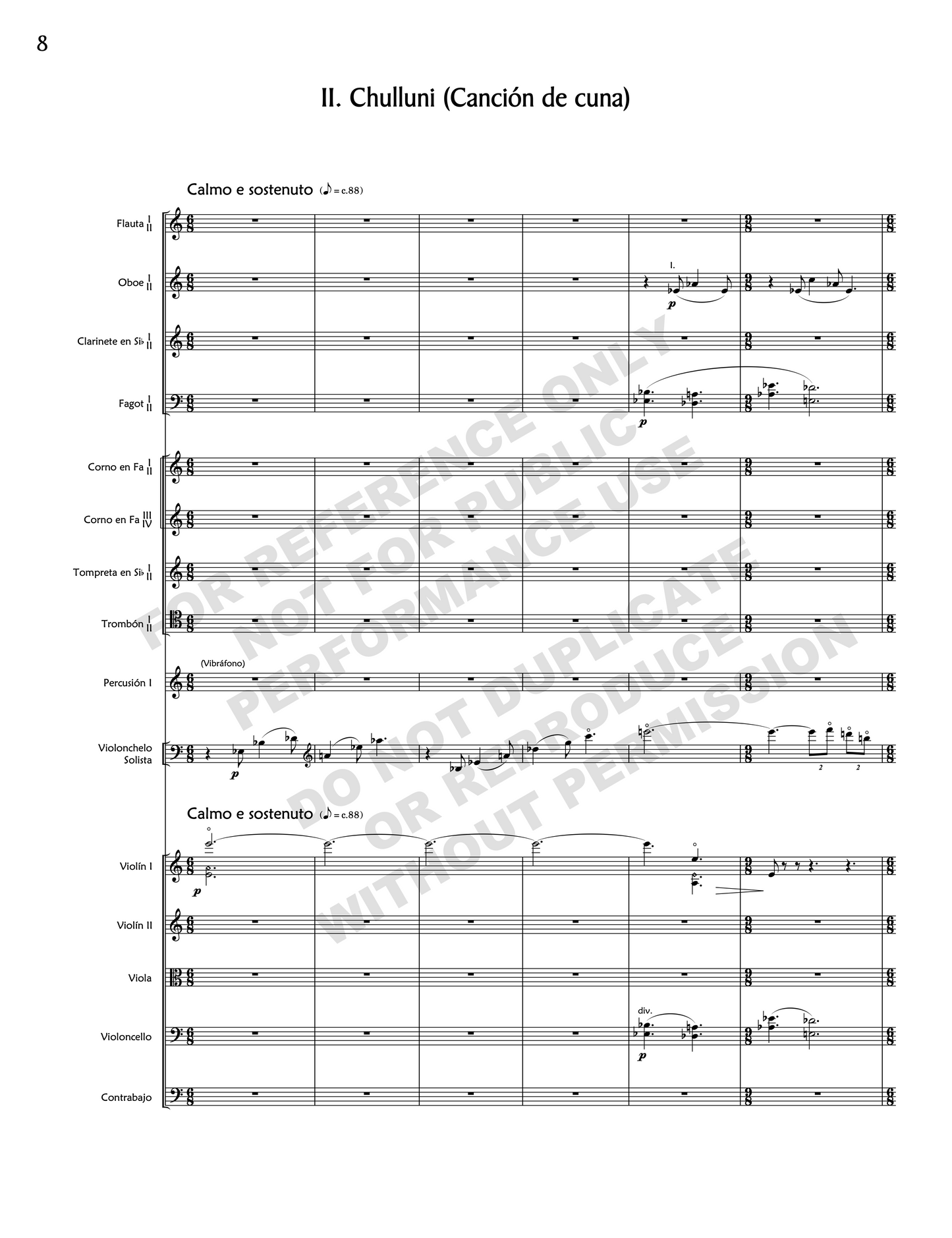 Concierto indio, for cello and orchestra