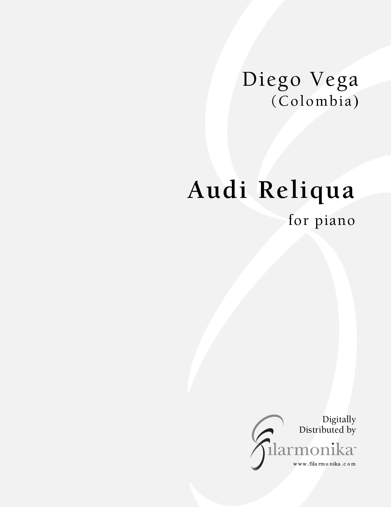 Audi Reliqua, for solo piano