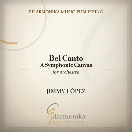 Filarmonika cover - Bel Canto: A Symphonic Canvas, for orchestra