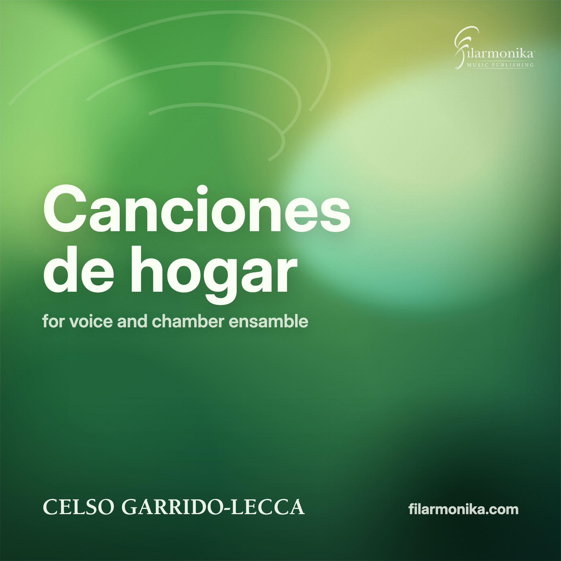 Filarmonika cover - Canciones de hogar, for voice and chamber ensamble