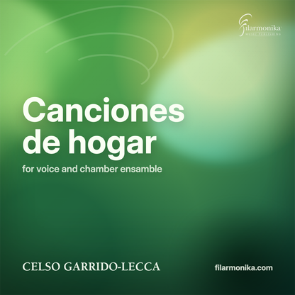 Filarmonika cover - Canciones de hogar, for voice and chamber ensamble