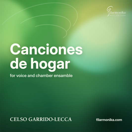 Filarmonika cover - Canciones de hogar, for voice and chamber ensamble