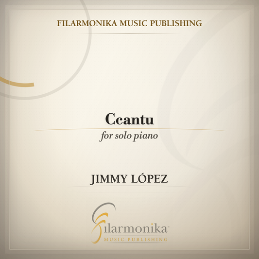 Filarmonika cover - Ccantu, for solo piano