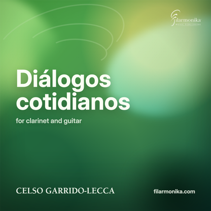 Filarmonika cover - Diálogos cotidianos, for clarinet and guitar